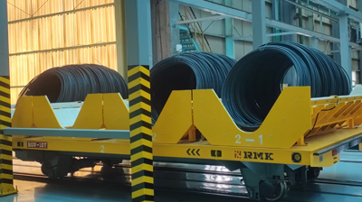 Xe đẩy chuyển đường sắt tự động đáng chú ý - Xe vận tải RGV