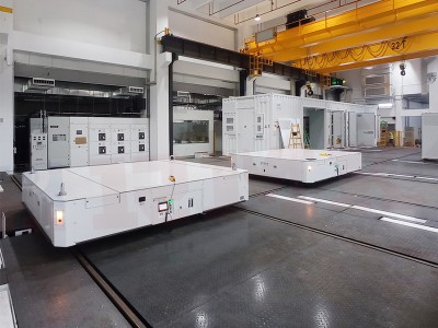 40 tấn+40 tấn liên kết giỏ hàng kép RGV tự động