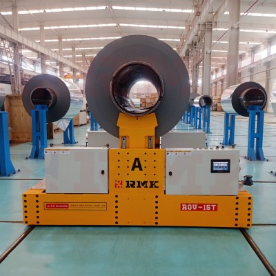 15 tấn Battery Powered Steel Coil Rail Transfer Cart
