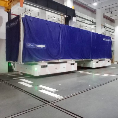 Vận chuyển container 40 tấn xe đẩy đường sắt liên kết hai xe