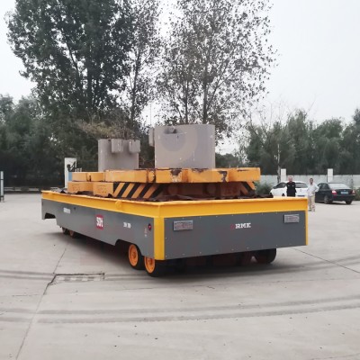 50 tấn Hydraulic Steering Trackless Electric Transfer Cart