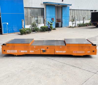 Heavy Duty 40 tấn tấm thép Omni-directional Transfer Cart