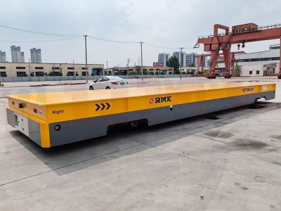 Xe tải vận chuyển vật liệu hạng nặng quy mô lớn Dual-Hydraulic Trackless Transfer Cart
